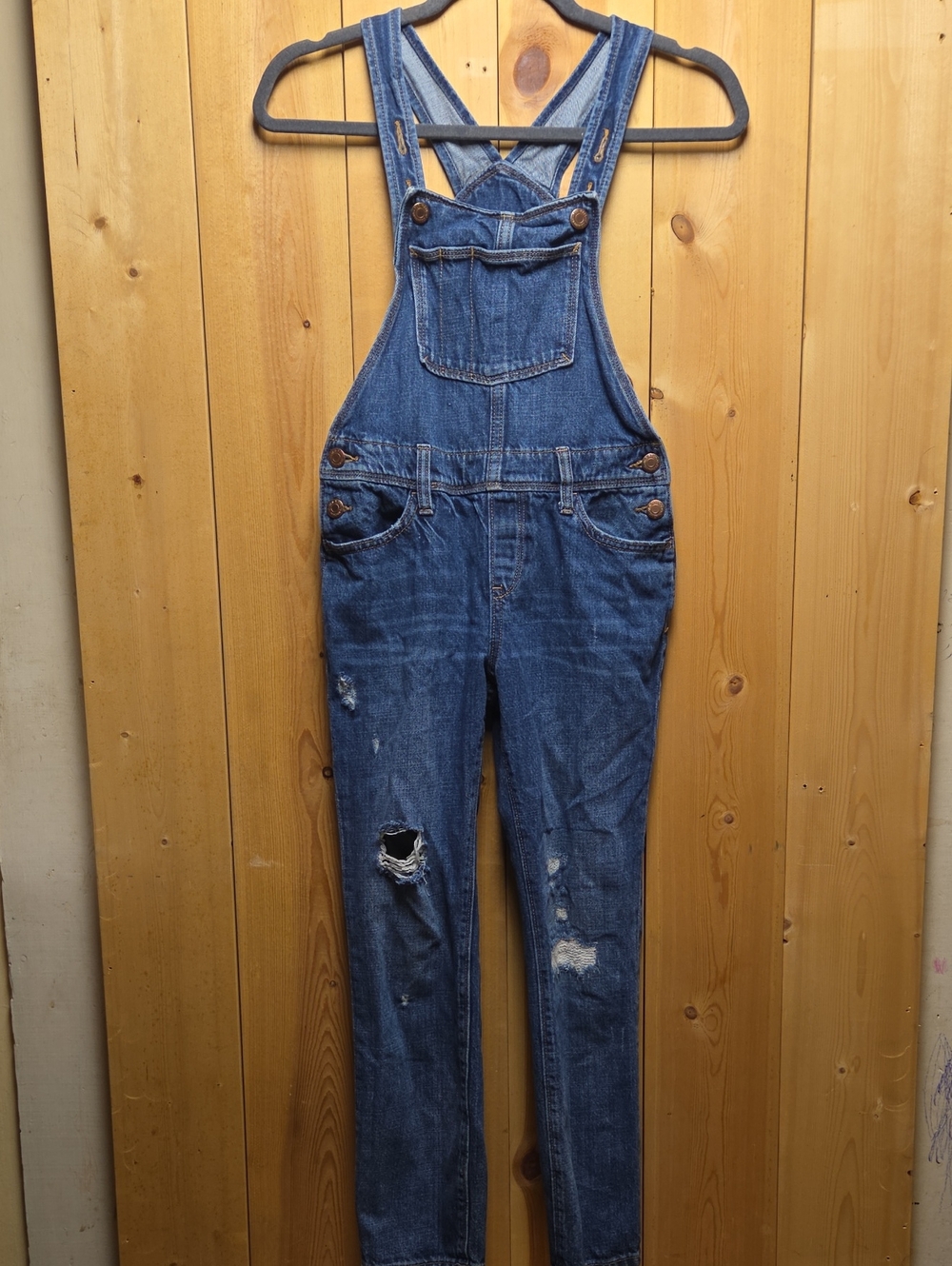 Old Navy Blue Denim Overalls